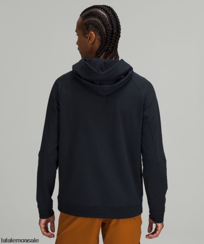 Lululemon Verkauf DELULU629 | Classic Navy City Sweat Pullover Hoodie French Terry
